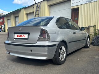 2001 BMW 3 серии Compact 316i IV (E46) Рестайлинг, серебристый, 190000 рублей, вид 3
