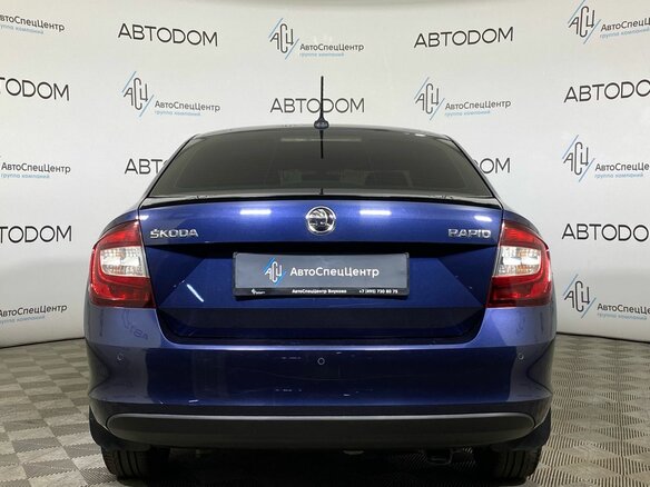 2017 Skoda Rapid I Рестайлинг, синий, 1097700 рублей - вид 12