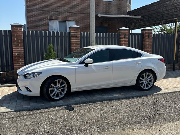2015 Mazda 6 III (GJ) Рестайлинг, белый, 1750000 рублей - вид 5