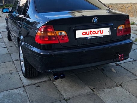 2002 BMW 3 серии 318i IV (E46) Рестайлинг, чёрный, 465000 рублей, вид 3
