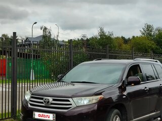 2012 Toyota Highlander II (XU40) Рестайлинг, пурпурный, 1400000 рублей, вид 2