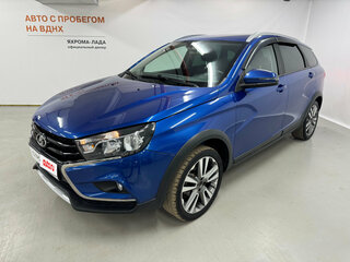 2022 Lada (ВАЗ) Vesta SW Cross I, синий, 1200000 рублей, вид 5