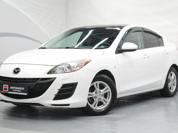 2011 Mazda 3 II (BL) Рестайлинг, белый