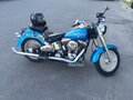 2002 Harley-Davidson Fat Boy, синий, 660000 рублей - вид 5