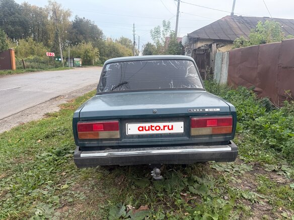 2002 Lada (ВАЗ) 2107, синий - вид 2