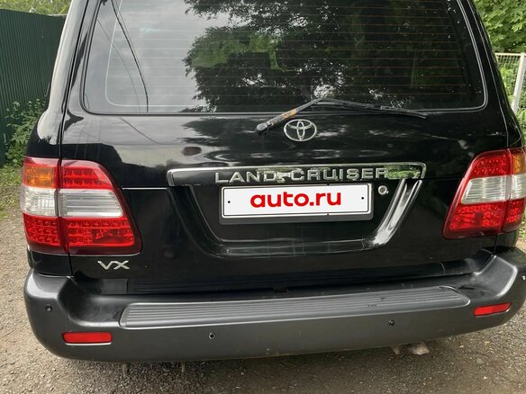 2006 Toyota Land Cruiser 100 Series Рестайлинг 2, чёрный, 1800000 рублей - вид 3