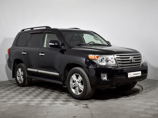 2012 Toyota Land Cruiser 200 Series Рестайлинг 1, чёрный, 2690000 рублей, вид 4