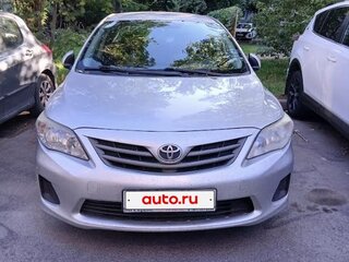 2012 Toyota Corolla X (E140, E150) Рестайлинг, серебристый, 900000 рублей, вид 1