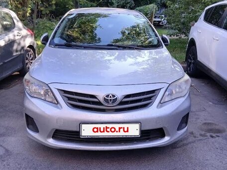 2012 Toyota Corolla X (E140, E150) Рестайлинг, серебристый, 880000 рублей, вид 1