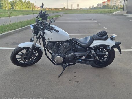 2014 Yamaha XV950 Bolt, белый, 550000 рублей, вид 4