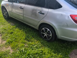 2014 Lada (ВАЗ) Granta I, серый, 220000 рублей, вид 2