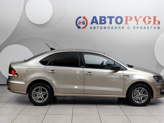 2017 Volkswagen Polo V Рестайлинг, бежевый, 1099000 рублей, вид 5