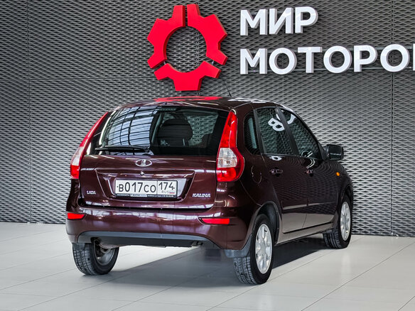 2013 Lada (ВАЗ) Kalina II, красный, 500000 рублей - вид 3
