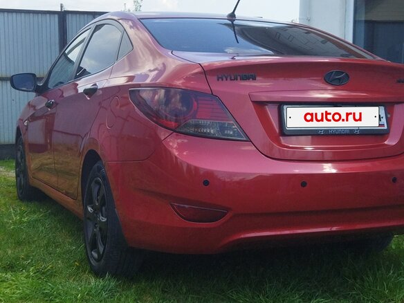 2012 Hyundai Solaris I, красный, 910000 рублей - вид 9