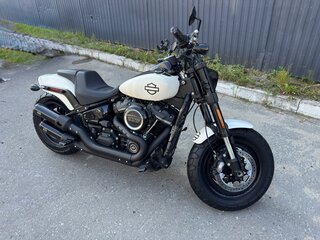 2018 Harley-Davidson Fat Bob, белый, 1600000 рублей, вид 1