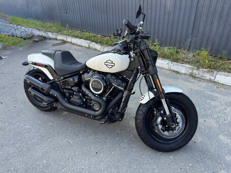 2018 Harley-Davidson Fat Bob, белый, 1600000 рублей, вид 1