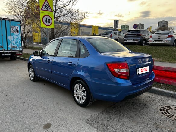 2020 Lada (ВАЗ) Granta I Рестайлинг, синий, 610000 рублей - вид 5