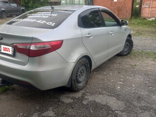 2013 Kia Rio III, серебристый, 450000 рублей, вид 4