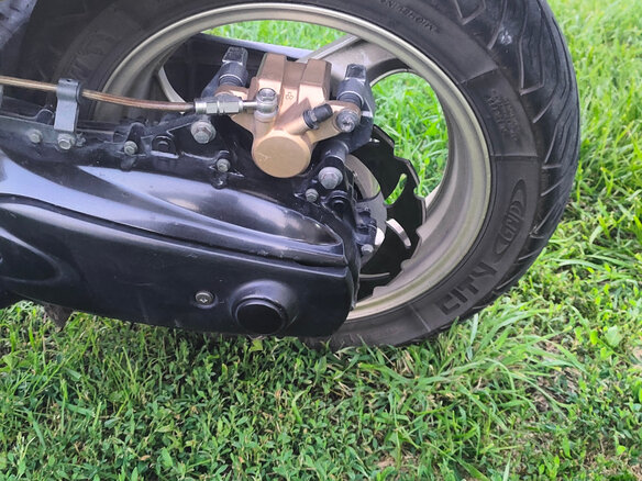 2001 Yamaha TMAX, жёлтый, 280000 рублей - вид 13