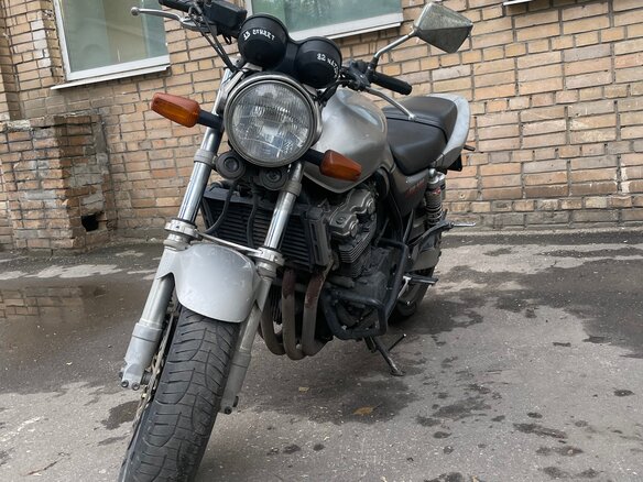 2001 Honda CB 400F, серый, 230000 рублей