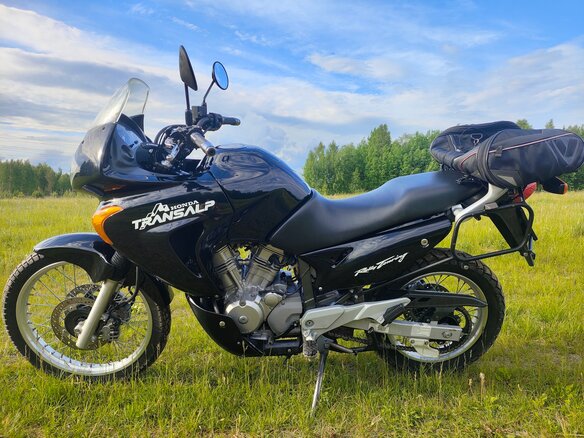 2000 Honda XL650V Transalp, чёрный, 455000 рублей