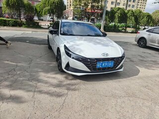 2022 Hyundai Elantra VII (CN7), белый, 1515000 рублей, вид 3
