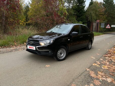 2020 Lada (ВАЗ) Granta I Рестайлинг, чёрный, 699999 рублей, вид 4