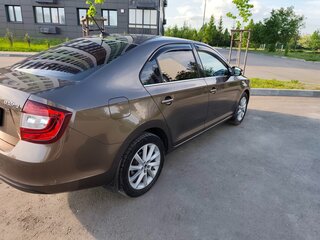 2017 Skoda Rapid I Рестайлинг, коричневый, 1360000 рублей, вид 5