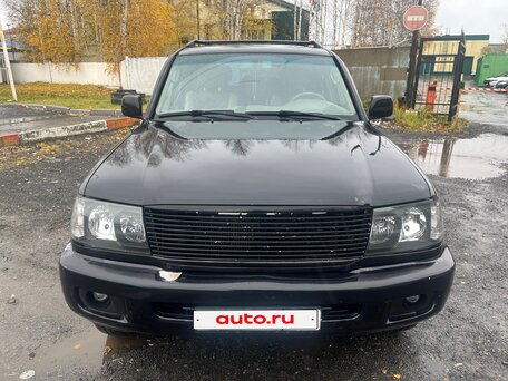 2000 Toyota Land Cruiser 100 Series, чёрный, 1500000 рублей, вид 2
