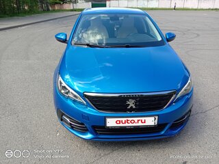2021 Peugeot 308 II Рестайлинг, синий, 890000 рублей, вид 2