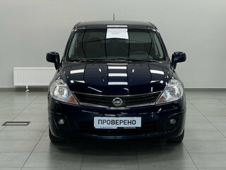2012 Nissan Tiida I Рестайлинг, синий, 750000 рублей, вид 5