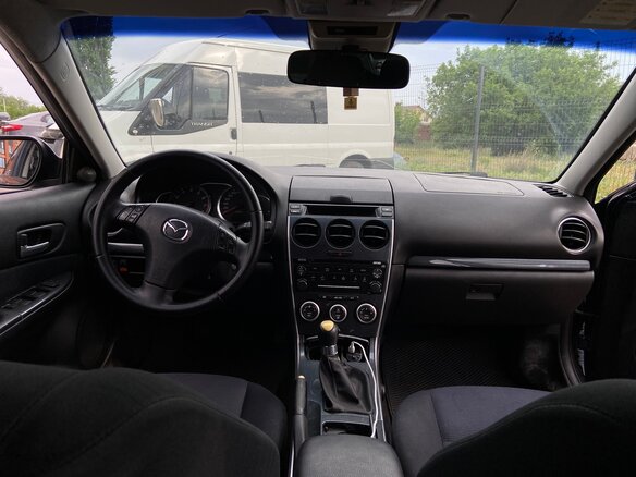 2006 Mazda 6 I (GG) Рестайлинг, синий, 326000 рублей - вид 5