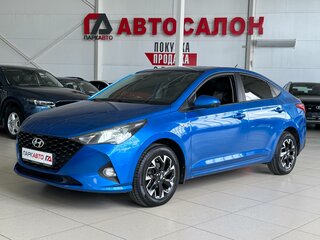 2020 Hyundai Solaris II Рестайлинг, синий, 1565000 рублей, вид 1