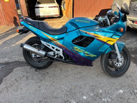 1996 Suzuki GSX 600F Katana, зелёный, 200000 рублей, вид 3