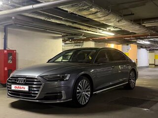2019 Audi A8 Long 55 TFSI IV (D5), серый, 3900000 рублей, вид 3