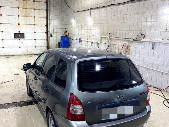 2011 Lada (ВАЗ) Kalina I, серый, 185000 рублей - вид 4