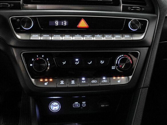 2019 Hyundai Sonata VII (LF) Рестайлинг, чёрный - вид 12