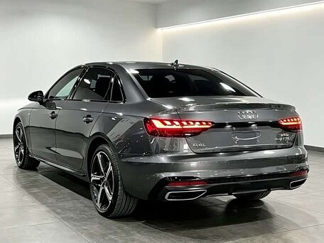 2025 Audi A4 40 TFSI Long V (B9) Рестайлинг, чёрный, 2747396 рублей, вид 4