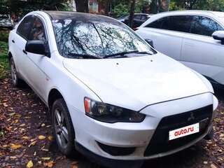 2008 Mitsubishi Lancer X, белый, 400000 рублей, вид 2