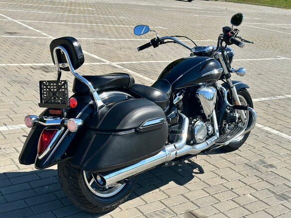 2014 Yamaha XVS1300, чёрный, 600000 рублей - вид 2