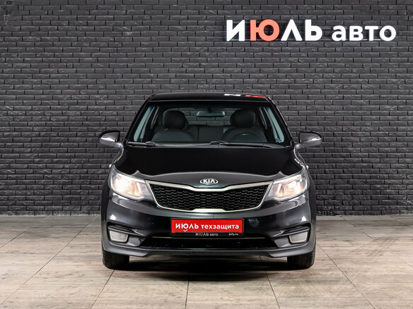 2016 Kia Rio III Рестайлинг, чёрный, 1150000 рублей - вид 2