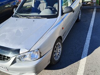 2004 Hyundai Accent ТагАЗ II, серебристый, 190000 рублей, вид 3