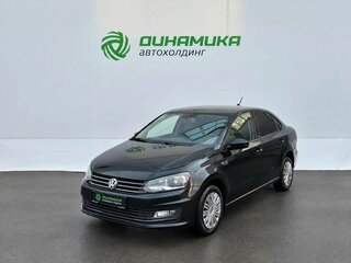 2017 Volkswagen Polo V Рестайлинг, чёрный, 940000 рублей, вид 1
