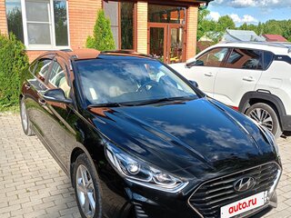 2019 Hyundai Sonata VII (LF) Рестайлинг, чёрный, 2200000 рублей, вид 3