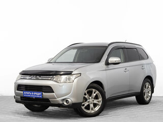 2013 Mitsubishi Outlander III, серебристый, 1499000 рублей, вид 3
