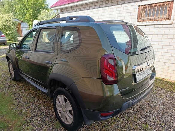 2016 Renault Duster I Рестайлинг, зелёный, 950000 рублей - вид 6