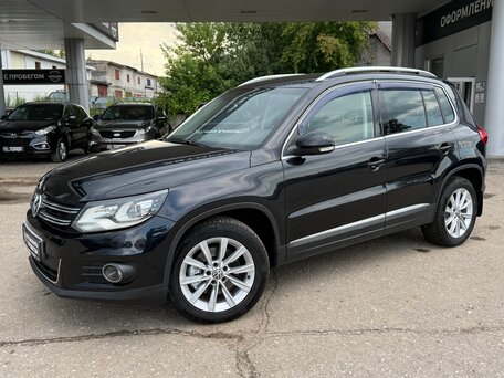 2011 Volkswagen Tiguan I Рестайлинг, чёрный, 1280000 рублей, вид 1