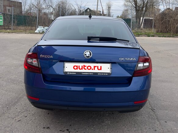 2019 Skoda Octavia III (A7) Рестайлинг, синий - вид 11