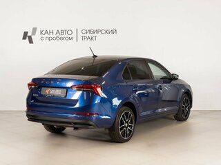 2021 Skoda Rapid II, синий, 1440000 рублей, вид 3