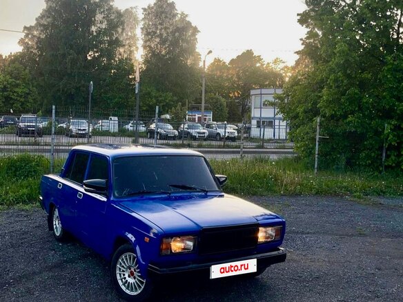 2001 Lada (ВАЗ) 2107, синий, 97000 рублей
